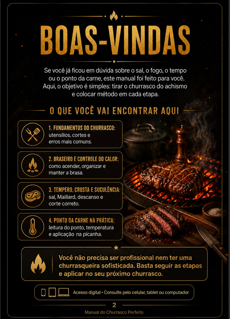 Página do Manual do Churrasco Perfeito