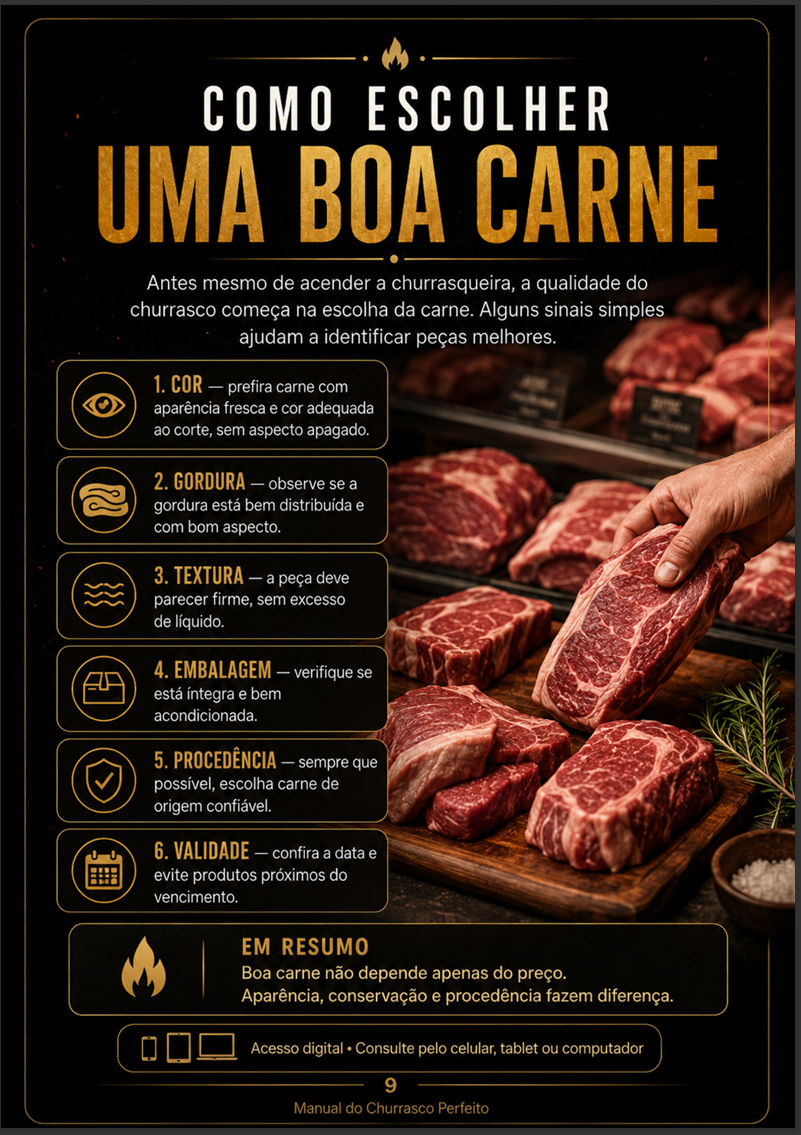 Página do Manual do Churrasco Perfeito